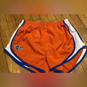 Orange University of Florida Nike Athletic Shorts with Blue Trim